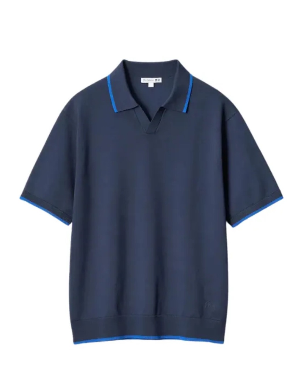 JW Anderson x Uniqlo Polo Shirt Mens M Short Sleeve Knitted Preppy Tennis Golf